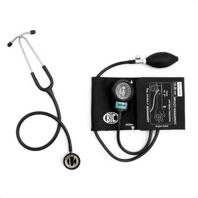 Estetoscópio Duplo Bic Com Esfigmomanômetro Bic PAMED Cores