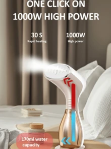 SOKANY Handheld Portable Garment Steamer, Quick Wrinkle Remover, Hanging Design - EU E Type Plug(220-240V) - View 3
