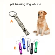 1 件装宠物狗猫训练口哨双音笛德国牧羊犬声音驱赶器户外求生鹦鹉训练口哨宠物用品 - 彩色 - 查看 1