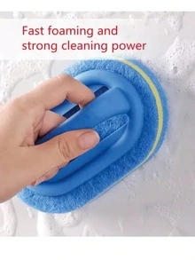 Powerful Sponge Brush, Suitable For Cleaning Many Purposes, Including Bathrooms, Kitchens And Floors, And Efficiently Cleaning Oil Stains On Bathtubs, Tiles, Stoves And Glasses. Magic Cleaning Sponge For Kitchen & Bathroom Surfaces, Glass, Walls, Toilet & Cerami. - Multicolor - View 3