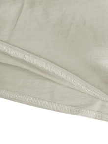 Spring, Summer, Autumn Casual Polo Collar Cardigan, Versatile Solid Color Elegant Blouse Top, Suitable For Beach, Daily Commute, Work, Shopping, Soft & Comfortable Fabric, Elastic Waist Loose Pants, 2 Pieces Set