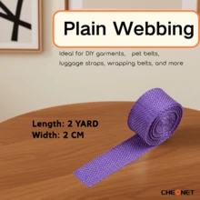 1pc PP Webbing Canvas Polyester Ribbon, Suitable For Backpack Binding, Bag Crafts DIY, Belt Bags, Pet Supplies