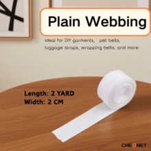 1pc PP Webbing Canvas Polyester Ribbon, Suitable For Backpack Binding, Bag Crafts DIY, Belt Bags, Pet Supplies