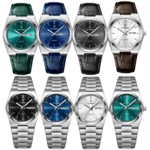 1pc Men's Watches Real POEDAGAR Brand 50M Waterproof Precision Japan Imported Quartz Movement Clock Birthday Gifts For Men Rust-Proof Silver 316 Stainless Steel Strap English Calendar Function Luminous Hands Business Father's Day Memorial Gift For Husband Back To School Essentials