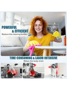 1 Set Grey Electric Rotating Brush, Bathroom Cleaning Brush Electric Brush With 6 Replaceable Brush Heads, Low Power Slow Rotation Cleaning Brush Suitable For Kitchen, Toilet, Windows Cleaning, Suitable For Graduation Gift, Bachelor Party Gift, Bridesmaid Gift, Father's Day Gift, Halloween Decoration, Halloween Gift, Bridesmaid Proposal Gift, Wedding Guest Favor, Birthday Party Decoration And Wedding Items, Wedding, Birthday Party, Anniversary, Holiday Event, Graduation Ceremony - Grey - View 10