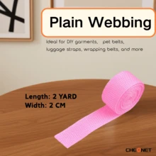 1pc PP Webbing Canvas Polyester Ribbon, Suitable For Backpack Binding, Bag Crafts DIY, Belt Bags, Pet Supplies