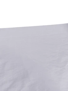 Lightweight Polo Collar Casual Cardigan, Solid Color Elegant Blouse Top Suitable For Beach, Daily, Work, Shopping, Soft & Comfortable Fabric, Elastic Waist Loose Pants, 2 Pieces Set, Spring/Summer/Autumn - Purple - View 8