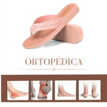 Women Flat Sandals - Màu hồng gỉ - Xem 6