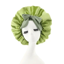 1pc Luxurious Satin & Silk Bonnet For Sleeping - Adjustable Comfort Fit With Tie Band - Unisex Night Hair Protection For Men & Women Home Bathroom Decor Fall Decor Back To School