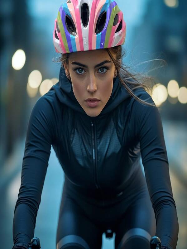 Lightweight Adjustable Cycling Helmet With Pads & Visor For Men And Women – Premium Airflow Unisex Bike Helmet, Fit 54-58 Cm