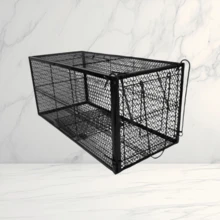 Large Automatic Humane Cat Trap, Feral Cat Rescue Cage, Catch Stray Cats