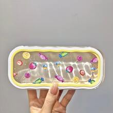 Colorful Flowers Highly Attractive Glasses Case Transparent Portable Anti-Pressure Portable Myopia Glasses Retro Glasses Case Fashion Glasses Storage Men And Women, Gender Reveal Party, Perfect For Birthdays, Weddings, Parties, The Perfect Gift For Colleagues, Friends, And Family, Back To School