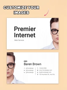 [Custom] 500pcs/1000pcs, Customized Business Cards/Cards, Image Customization, Business Cards, Customized Images, Christmas Gifts, Personalized Business Cards, Customized Small Cards, Desktop Cards, Thank You Cards, Invitation Cards, Business Cards, Water-Resistant Surface.,Desert Fall Cozy