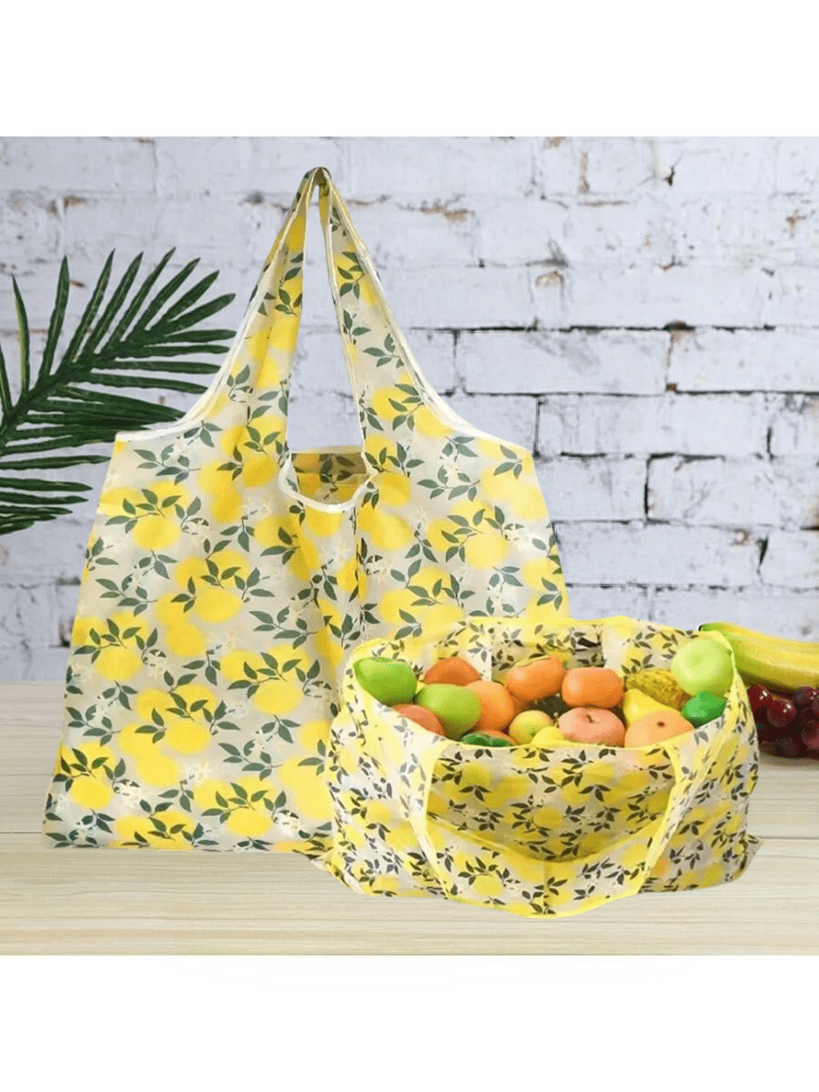 1 Stück faltbare, mehrfarbig bedruckte, aus Polyester gefertigte, tragbare, modische, strapazierfähige Einkaufstasche mit großer Kapazität, geeignet für Supermarkteinkäufe, Reisen, Aufbewahrung von Gemüse/Obst/Möbeln/Spielzeug, Rose Bürotasche, auch geeignet für Festivals/Feiern