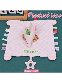 قطعة واحدة هدية شخصية مخصصة، هدية مطرزة شخصية، هدية استحمام مخصصة، هدية شخصية محايدة، لعبة دمية ناعمة وجميلة مناسبة للأطفال الرضع من الجنسين، بأسلوب عصري ونظيف وملون، عناصر جميلة قابلة للتخصيص، قطعة فريدة للجمع، هدية مثالية للطفل، البنت، الابن