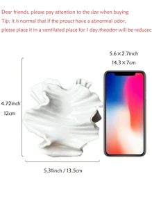 现代简约创意树脂花瓶装饰，客厅玄关电视柜，办公桌桌面家居装饰花瓶，奢华高端艺术花盆，陶瓷披萨造型咖啡桌电视柜装饰，圣诞节和派对礼物的最佳选择 - 彩色 - 查看 15