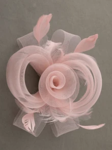 1Pc Fascinators Hats For Women Fancy Tea Party Hats 2024 Elegant 1950s Kentucky Derby Hats Feather Hair Clip For Bride Wedding Party Birdcage Veil Headband 1920s Headpiece For Horse Race Vintage Fedora Beret Hats 50s Outfit Church Hats Black Veil For Funeral 1940s Dresses Victorian Hat Pillbox Hats Lolita Accessories For Women Girl Birthday Mother's Day Halloween Christmas Gift - Multicolor - View 8
