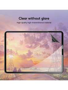 Yezodawee 1片装隐私屏幕保护膜，防窥哑光纸质触感屏幕膜，兼容iPad A16第11代/第10代（2025/2022）和iPad Air 11 M3 2025 / M2 2024，防指纹哑光PET膜，防刮擦，专为自然书写而设计，高灵敏度，低反射，易于安装，是日常、办公、家用平板电脑的必备屏幕保护膜。防水、防震、防摔、防刮擦。 - 1pcs - 查看 10