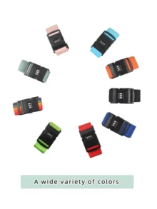 2025 1PC 安全锁行李带 71 英寸长，带 3 位数密码锁，便携且适合旅行