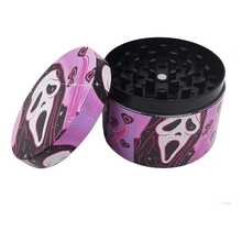 2pcs Halloween Smoking Set, W/Rolling Tray, 4-Piece Aluminum Alloy Grinder, Easy To Carry And Storage, Gifts For Girls, Back To School,Halloween Party, For Smokers - 2件套裝 - 查看 8