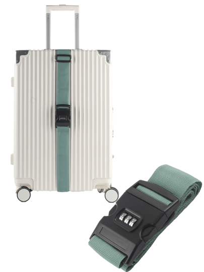 2025 1PC Security Lock Luggage Strap 71" Long With 3-Digit Password Lock Portable & Suitable For Travel