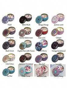 Fragrance Candle Set, Ideal Gift For Family, Friends, Women, Mothers, Girlfriends And Wives. Variety Of Scents, Colorful Aromatherapy Candle Jars, Smokeless Scented Candles. Christmas, New Year, Birthday Commemorative Gift Set, Home & Room Decor - Multicolor - View 9