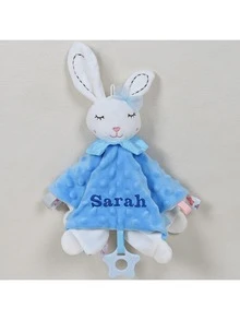 قطعة واحدة هدية شخصية مخصصة، هدية مطرزة شخصية، هدية استحمام مخصصة، هدية شخصية محايدة، لعبة دمية ناعمة وجميلة مناسبة للأطفال الرضع من الجنسين، بأسلوب عصري ونظيف وملون، عناصر جميلة قابلة للتخصيص، قطعة فريدة للجمع، هدية مثالية للطفل، البنت، الابن