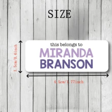 Bộ 1/60/120/180/240 nhãn dán văn phòng phẩm chủ đề bóng chày cho năm học mới, nhãn dán phân loại đồ dùng, nhãn dán tên thể thao, nhãn dán năm học mới, nhãn dán sách cá nhân hóa, nhãn dán tên tùy chỉnh, nhãn dán đồ dùng học tập, bút chì, bình nước | Cần thiết cho năm học mới và học kỳ mới, nhãn dán cá nhân hóa - Nhiều màu (hình vuông 4,5*1,5cm) - Xem 4