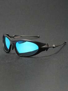 1 par de gafas de moda con montura de piloto para hombres, con bisagras de metal, adecuadas para vacaciones, viajes, playa, conducción, vacaciones y uso diario