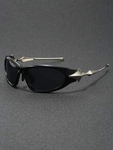 1 par de gafas de moda con montura de piloto para hombres, con bisagras de metal, adecuadas para vacaciones, viajes, playa, conducción, vacaciones y uso diario