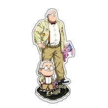 Nuevo soporte doble de 15 cm de acrílico, accesorios de colección de anime Sakamoto Days con las figuras de Shin Asakura y Taro Sakamoto, decoración de escritorio en el hogar para fans