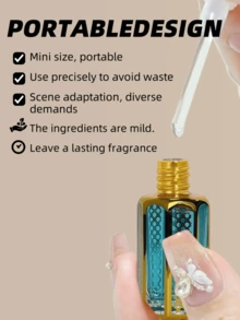 10ml 阿拉伯香水，适合男士/女士，花香木质香味，约会和日常生活的理想礼物