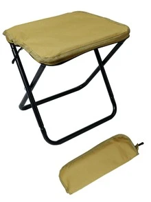 Outdoor Folding Pencil Case, Small Horse Tie Pocket Stool, Portable Fishing Stool, Camping, Tourism, Leisure Handbag Chair