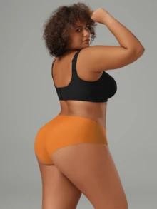 7pcs/Pack Women's Seamless Soft Breathable Minimalist Briefs, Comfortable Stretch Panties - Multicolor - View 4