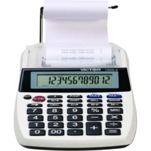 Victor 1205-4 12 Digit Portable Palm_Desktop Commercial Printing Calculator, 18&#34; X 4&#34; X 8&#34;