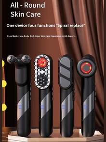 Four In One Electric Hair Department Massage Comb, Electric Beauty Instrument, With Vibration And Negative Ion Spray – Multi-Functional Scalp Brush, Moisturizing And Protecting Hair, Reducing Dryness And Rashness, Ergonomic Design, Comfortable To Use