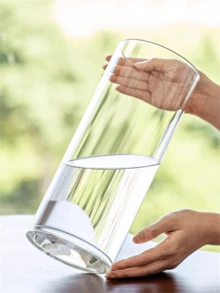 Jarrón de cilindro transparente de acrílico, jarrón de flores resistente a caídas para hidroponía, bambú de la suerte, decoración de sala de estar y dormitorio, jarrón de vidrio para decoración del hogar - Multicolor - Ver 11