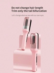 Original Wireless Split-End Trimmer, Rechargeable Home Hair Clipper Suitable For Dry, Damaged, Split, Broken, Fragile Straight, Curly, Frizzy Hair Of All Types, Creating Beautiful Locks. This Rechargeable Wireless Split-End Trimmer Can Effectively Remove Damaged Hair Strands, Repair Damaged Hair, And Provide Hair Care And Trimming Services. - Multicolor - View 3