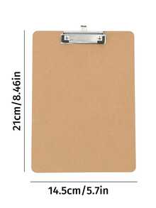 1 cuốn sổ lưu niệm mini bằng gỗ tự nhiên có kẹp kim loại mỏng - Bảng viết bền dùng cho văn phòng, giáo viên và lớp học - Đồ dùng lý tưởng cho ngày tựu trường - Nhiều màu - Xem 7