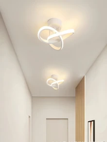 Lumière de couloir LED moderne et minimaliste créative, style nordique pour le hall d'entrée, le balcon, le vestiaire et le plafond