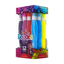 INDRA caja de 12 piezas correctores líquidos 6 ml IND-0010 regreso a clases escolares papelería para oficina estudiantes producto útil - Multicolor - Ver 2