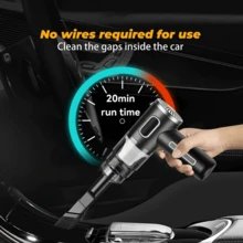 SOKANY Upgraded Wireless Handheld Vacuum Cleaner, Cyclone Suction, Removes Debris And Pet Hair, With Dust Cup + Washable Filter, USB Charging, 2000mAh Battery, Suitable For Car, Office And Home - Multicolor - View 8