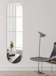 4 件/套 20*20 厘米亚克力镜面贴纸 - 牢不可破，无框自粘亚克力镜面贴纸，适用于卧室、家庭健身房和衣柜，易于安装，节省空间的设计，可与墙纸一起使用，方便撕下和粘贴