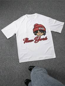 Maglietta oversize vintage con stampa tie-dye Busch Light, streetwear, casual, retrò, con stampa di birra e alcol