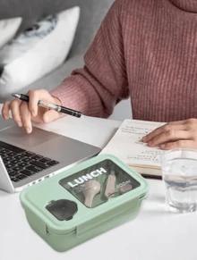 Marmita Lunch Box compartimento de alimentos 1100 ml