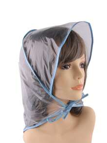 1/3/5 piezas Poncho de lluvia transparente y a prueba de agua con visera, protege el peinado, sombrero de lluvia de plástico, sombrero a prueba de viento y lluvia unisex, sombrero de lluvia portátil y conveniente