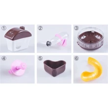 Jaula portátil de cuatro niveles para hámster, hábitat para hámster enano, jaula de viaje para animales pequeños con ruedas de ejercicio, adecuada para hámsteres, ratones, jerbos u otras mascotas. - Marrón - Ver 4