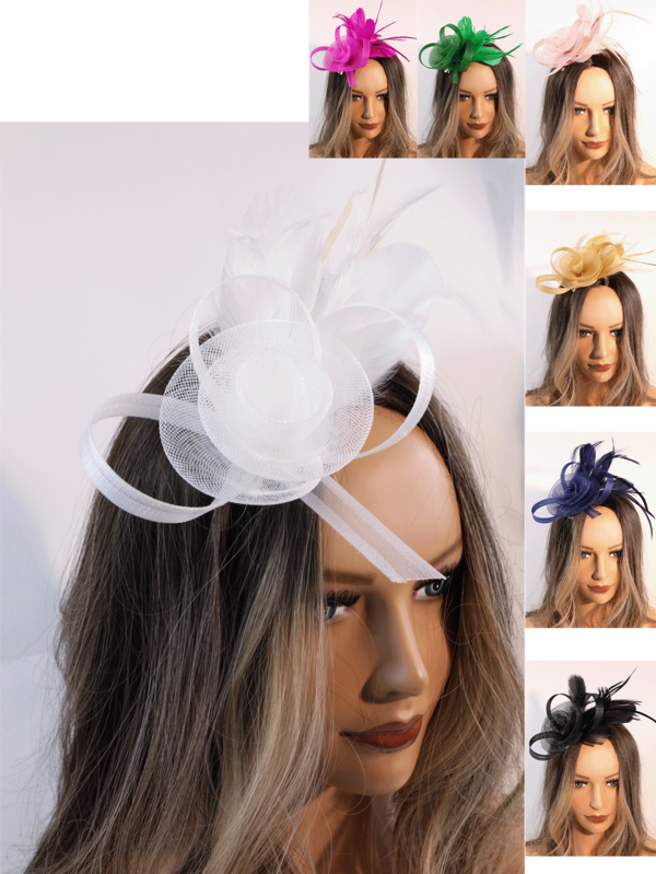 1 Pc Fascinators Hats For Women Tea Party Fascinator Hats Vintage 50s Headwear Wedding Church Derby Hat, Tiny Hats, Mini Fascinator, Mini Top Hat , Mini Cap, Autumn, Rave, Halloween Accessories, Bride To Be
