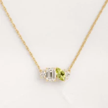 1pc December Birthstone Fashion Necklace For Women, Casual Luxury Style, Suitable As Gift