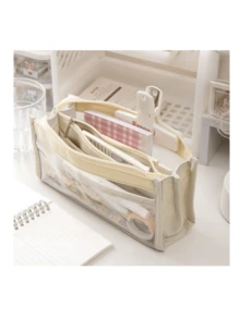 För LABUBU, Tillbaka till skolan pappersvaror stor kapacitet 6-lagers pennfodral, enfärgat stor kapacitet pennfodral flerskiktat pennfodral enfärgat pennfodral stor kapacitet pennfodral förvaringsverktyg förvaringsväska, sött pennfodral pappersvaror - En storlek passar alla - Visa 16